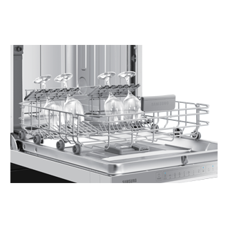 low-rack-glass-holder white