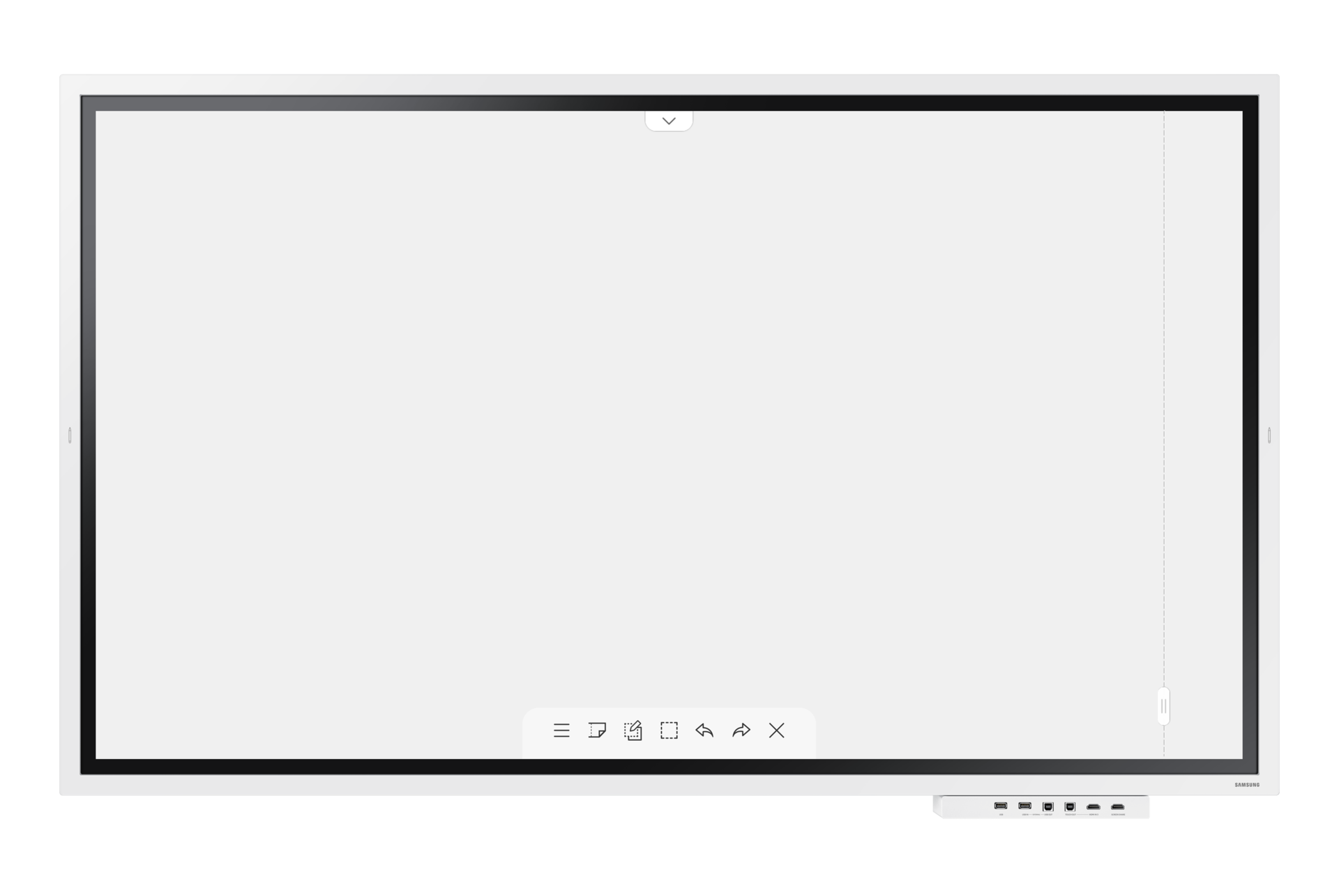 front-with-tray white, Samsung Flip 2.0 (WM65R)