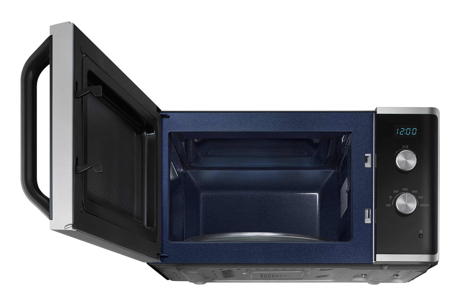 low-front-open silver