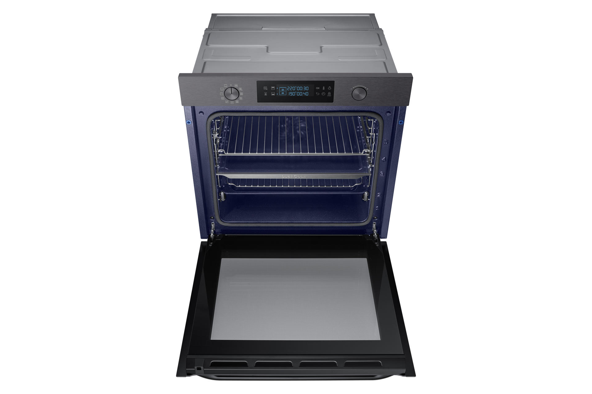 front-over-open Black