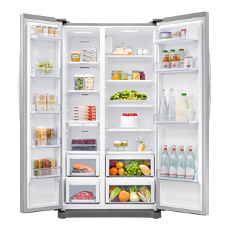 front-open-food silver