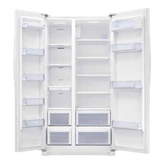 front-open white