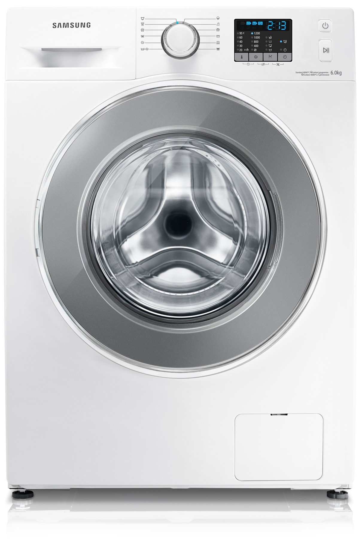 WFF400E Washer with Eco Bubble, 6 kg, White Samsung Support Danmark