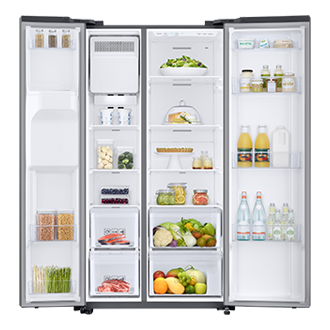 front-open-with-food titanum silver