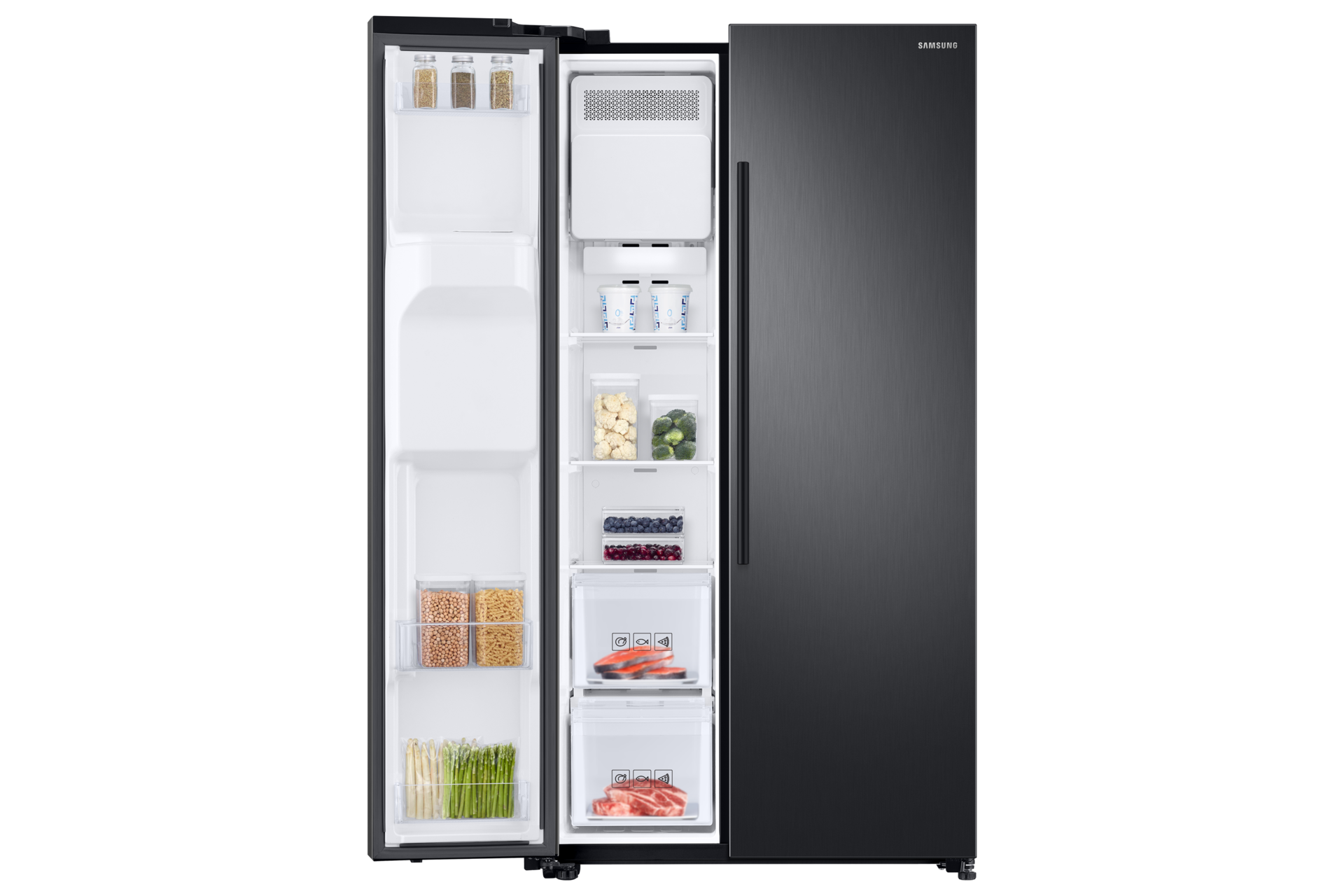 front-left-door-open-with-food black