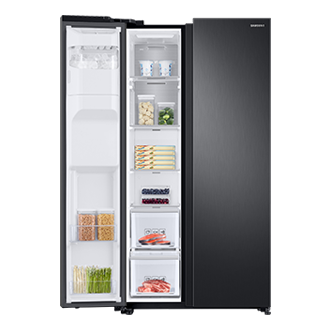 front-left-door-open-with-food black