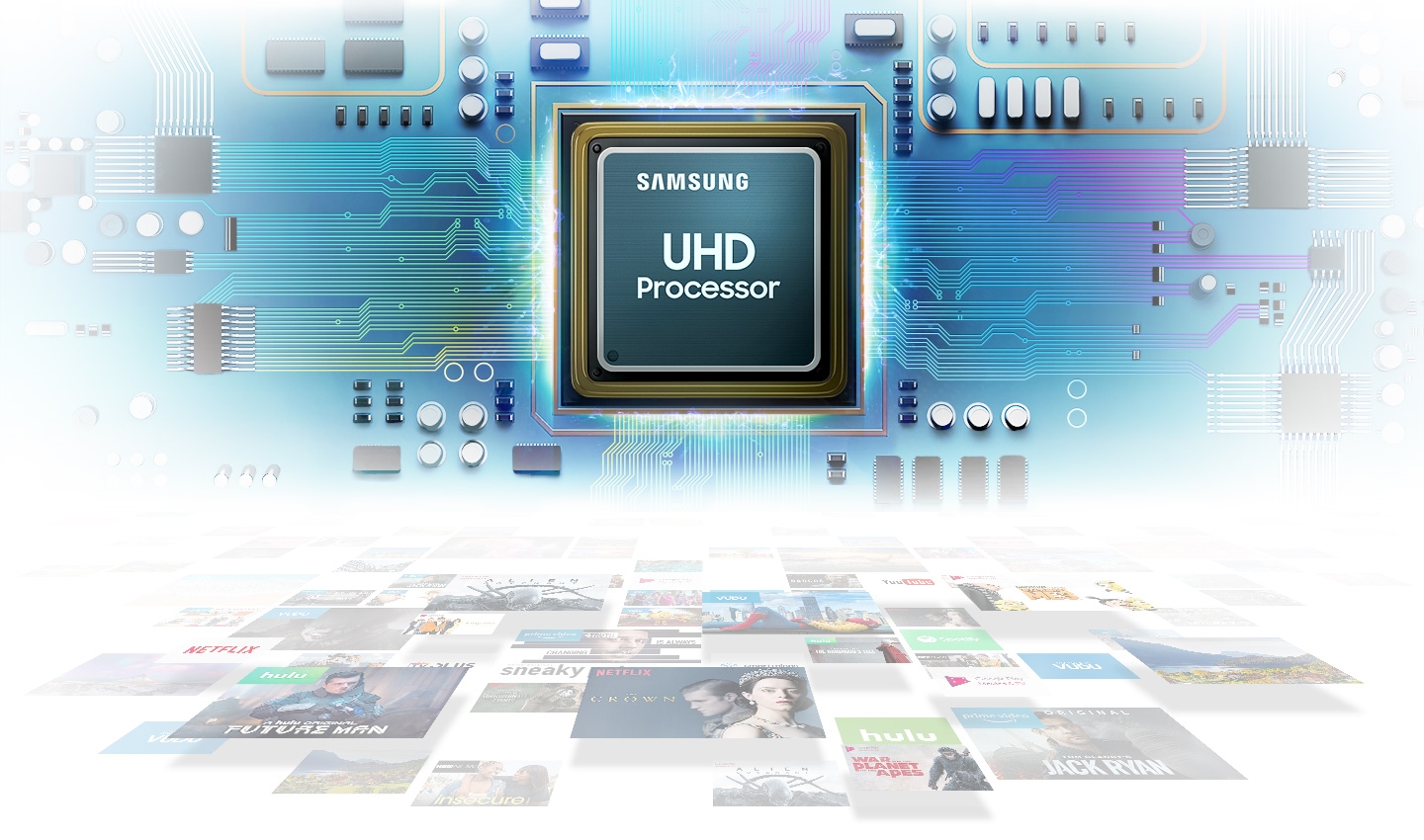UHD processor, powerful picture quality