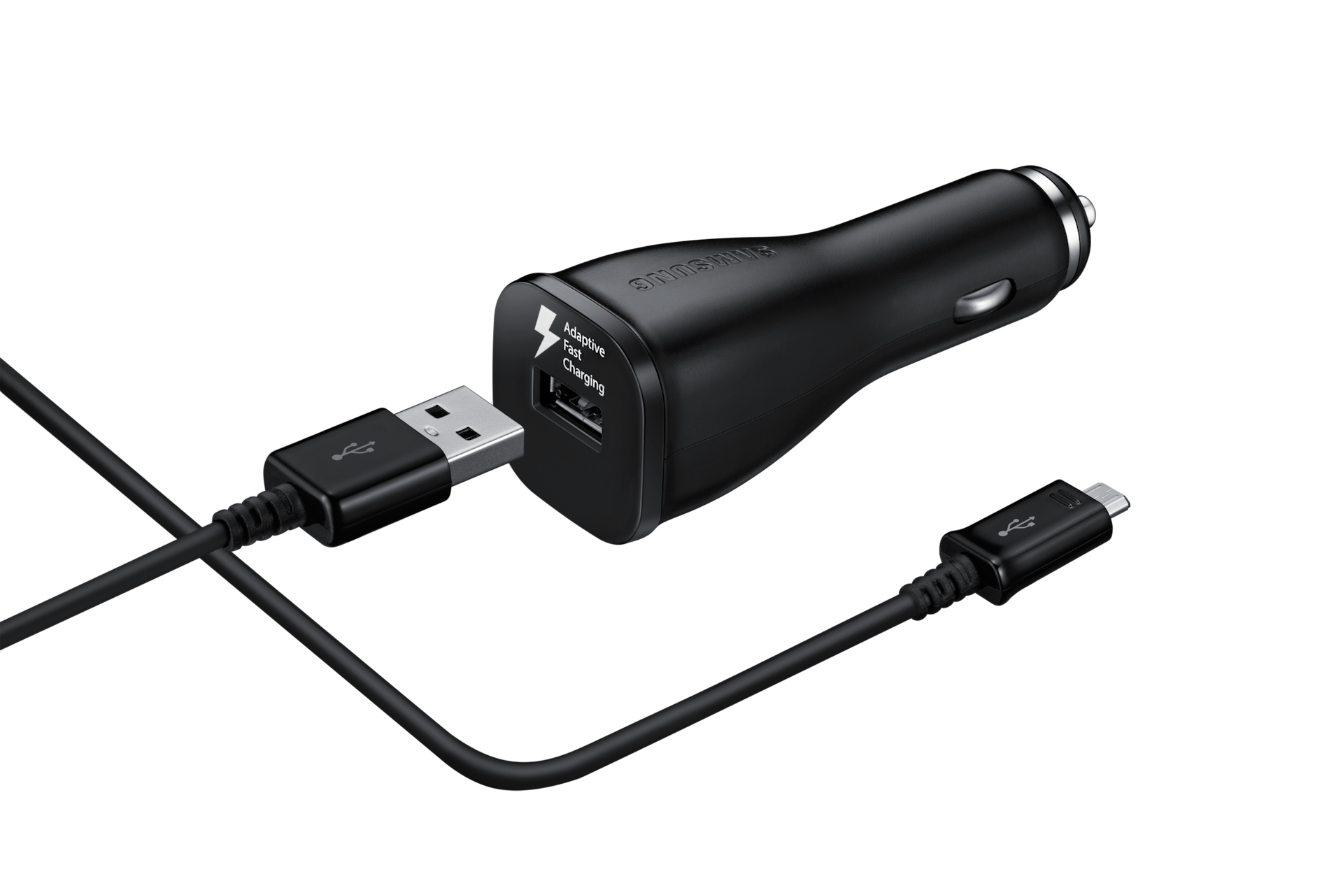 Adaptador mechero coche HIGH ONE a 1 USB-A negro