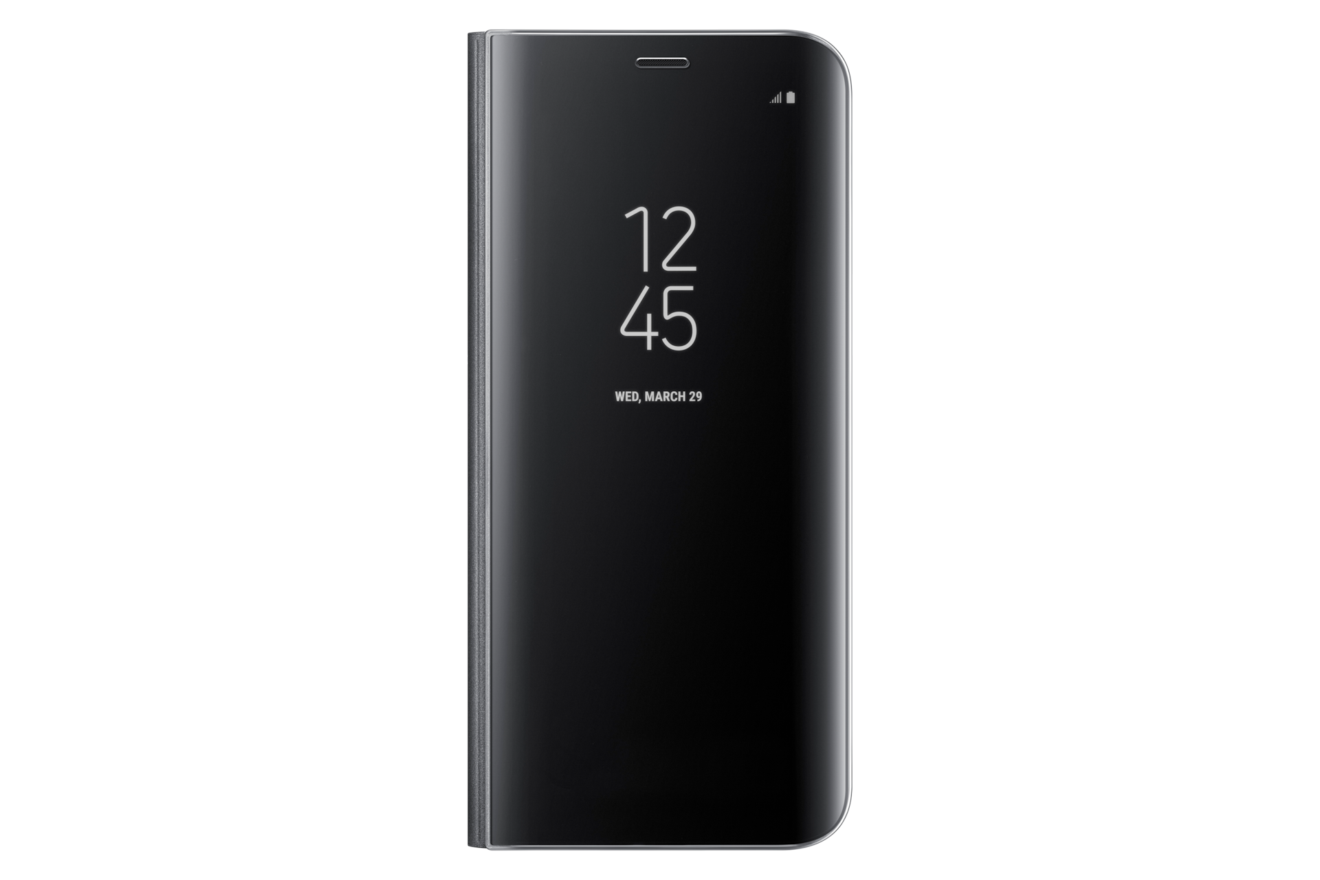con tapa Clear Cover Galaxy S8 negra | Samsung España