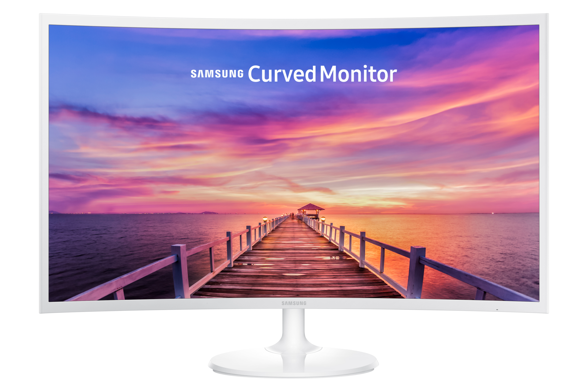 Monitor Curvo Samsung 32 Pulgadas 4 Ms 75 GHZ Vga Hdmi Dp LC32T550FDLXZX