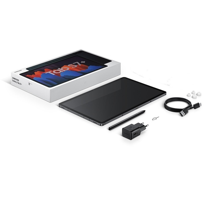Galaxy Tab S7+ (12.4”, 5G) con S Pen | SM-T976BZKAEUB | Samsung