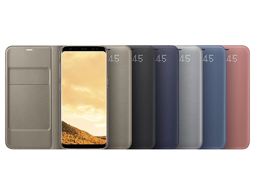samsung led view cover negra para galaxy note 8 samsung led view cover negra para galaxy note 8