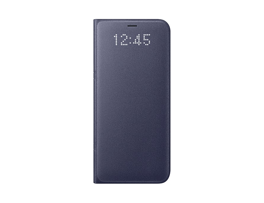 Samsung Efng950 Funda led view violeta para galaxy s8 con tapa original flip wallet 5.8 mobile phone folio case