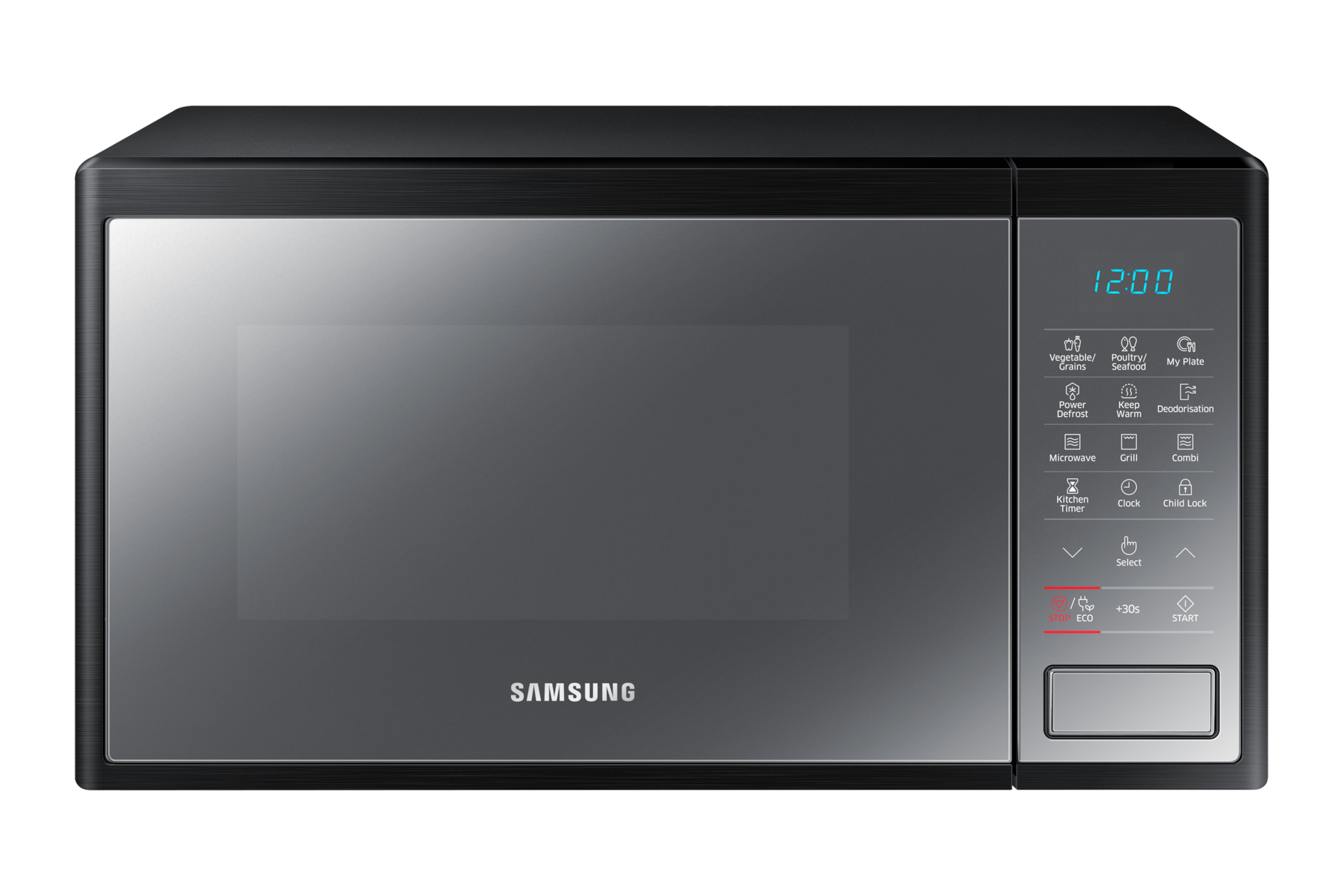 Samsung MG23J5133AK Horno Microondas con Grill 23L 800W Negro