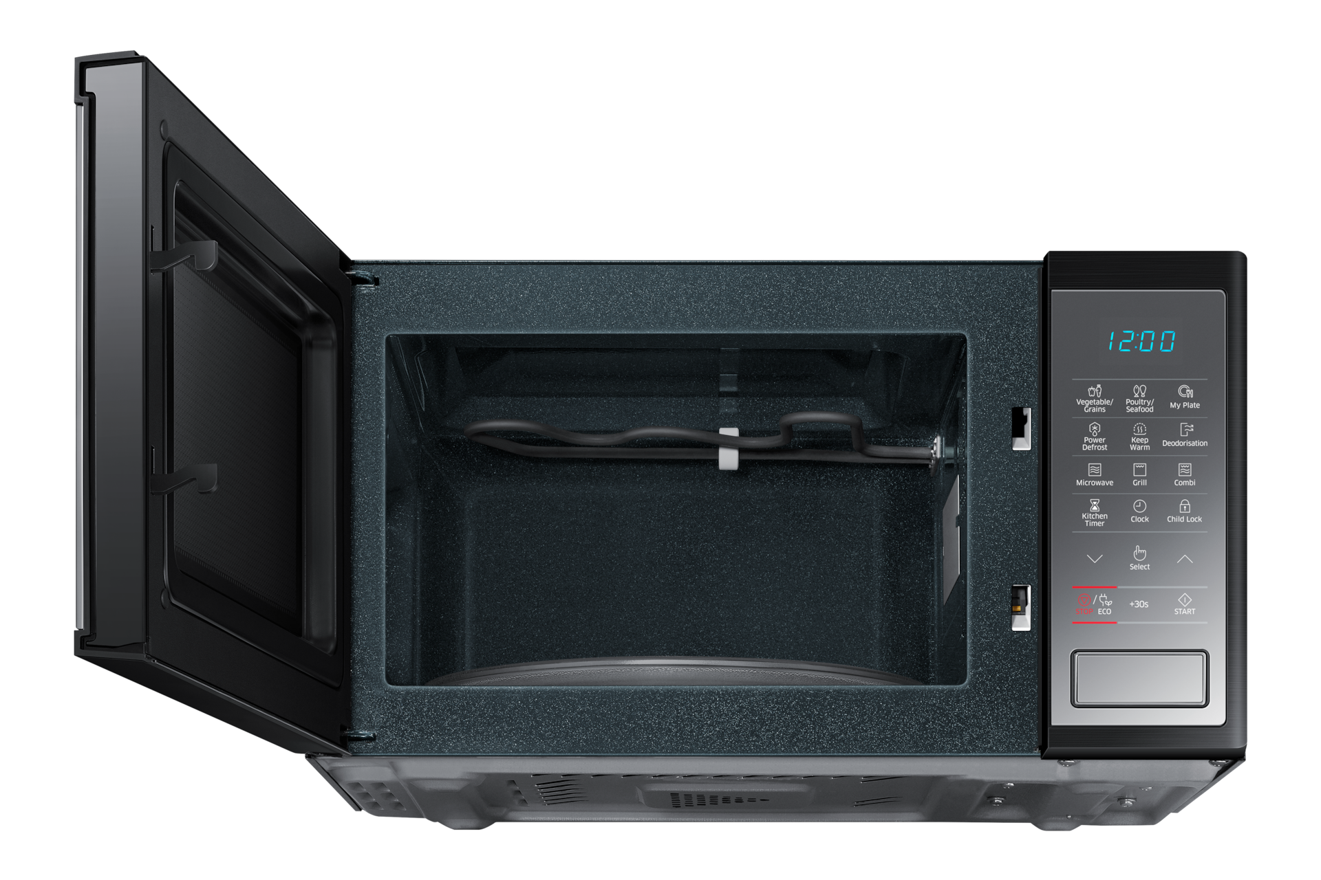 low-front-open silver