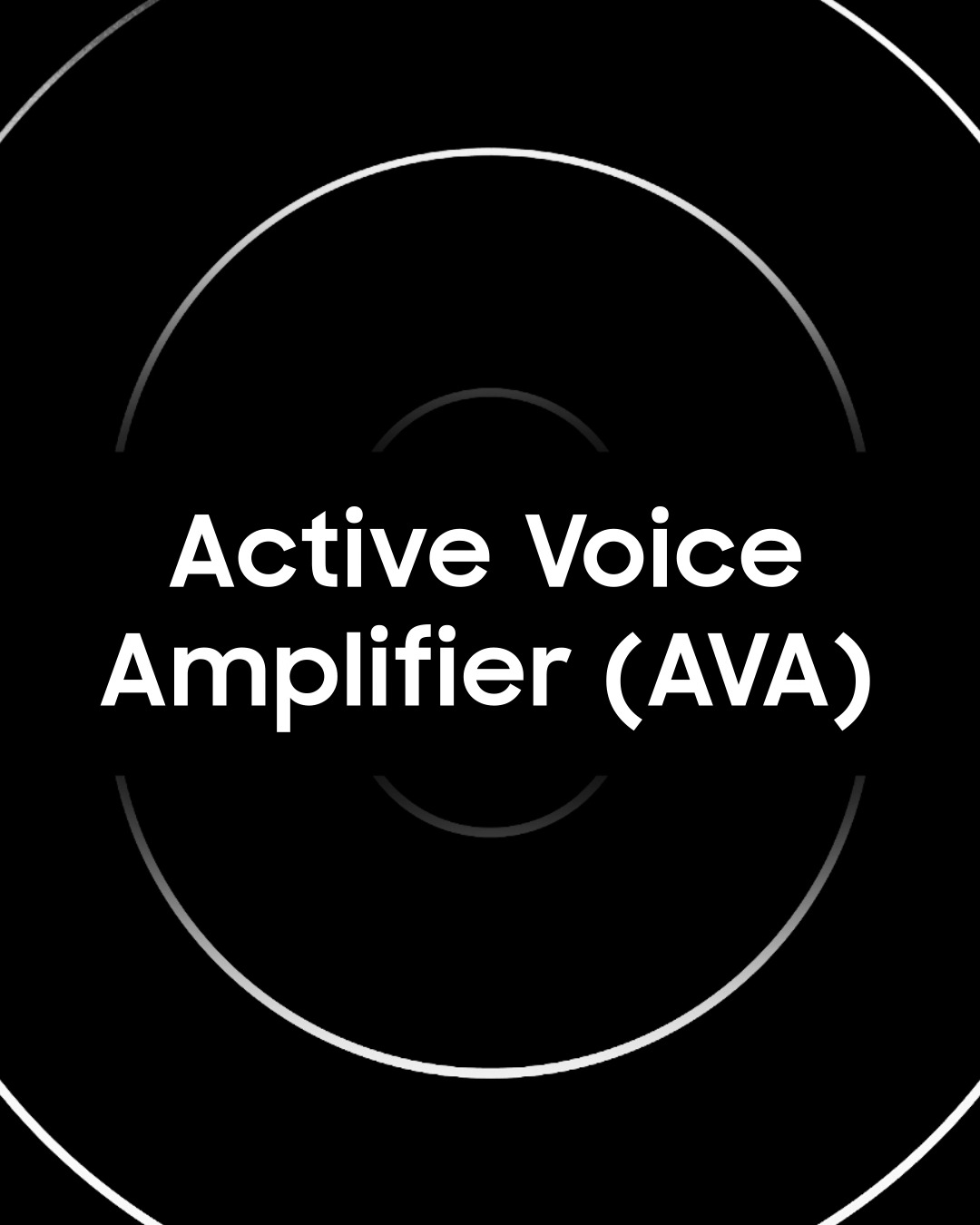 active voice amplifier