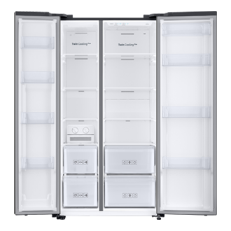 front-open platinum silver