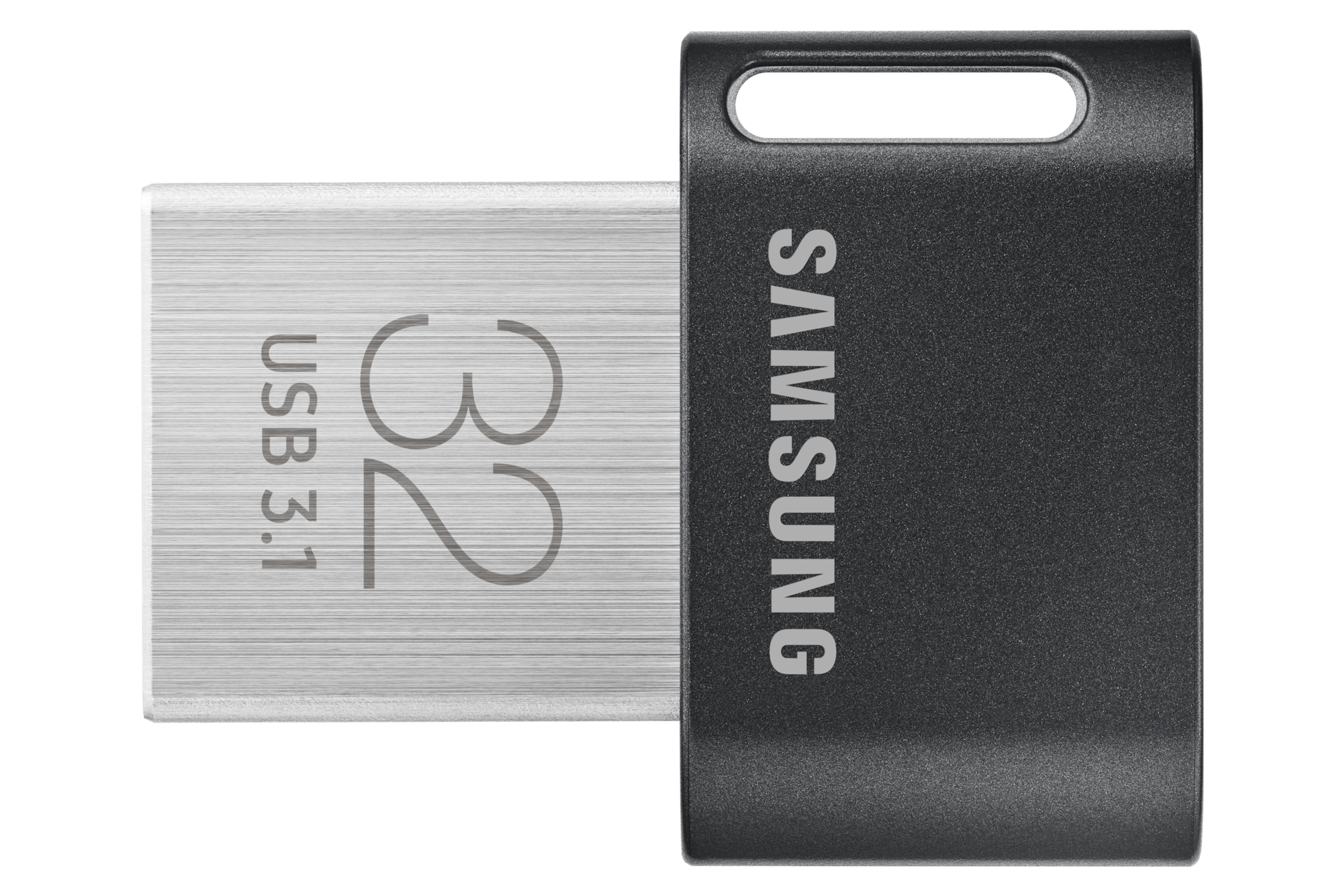 Pendrive 32gb Samsung fit plus titan gray usb 3.1 muf32abeu memoria muf32ab conector tipo gen 1 llavero acero inoxidable 32abeu