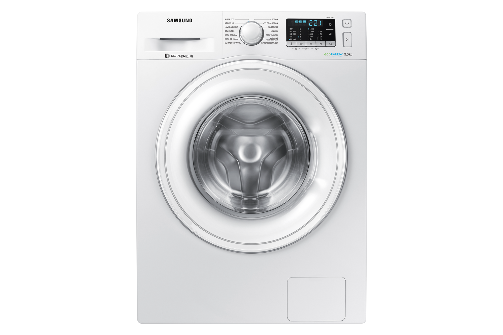 Lavadora Samsung Ww90j5355dwec 9 kg 1200 rpm blanco ww90j5355dw carga frontal 9kg 1200rpm de tecnología clase 10 a+++10 programa 15 1.200 ww90j5455dw 5 4