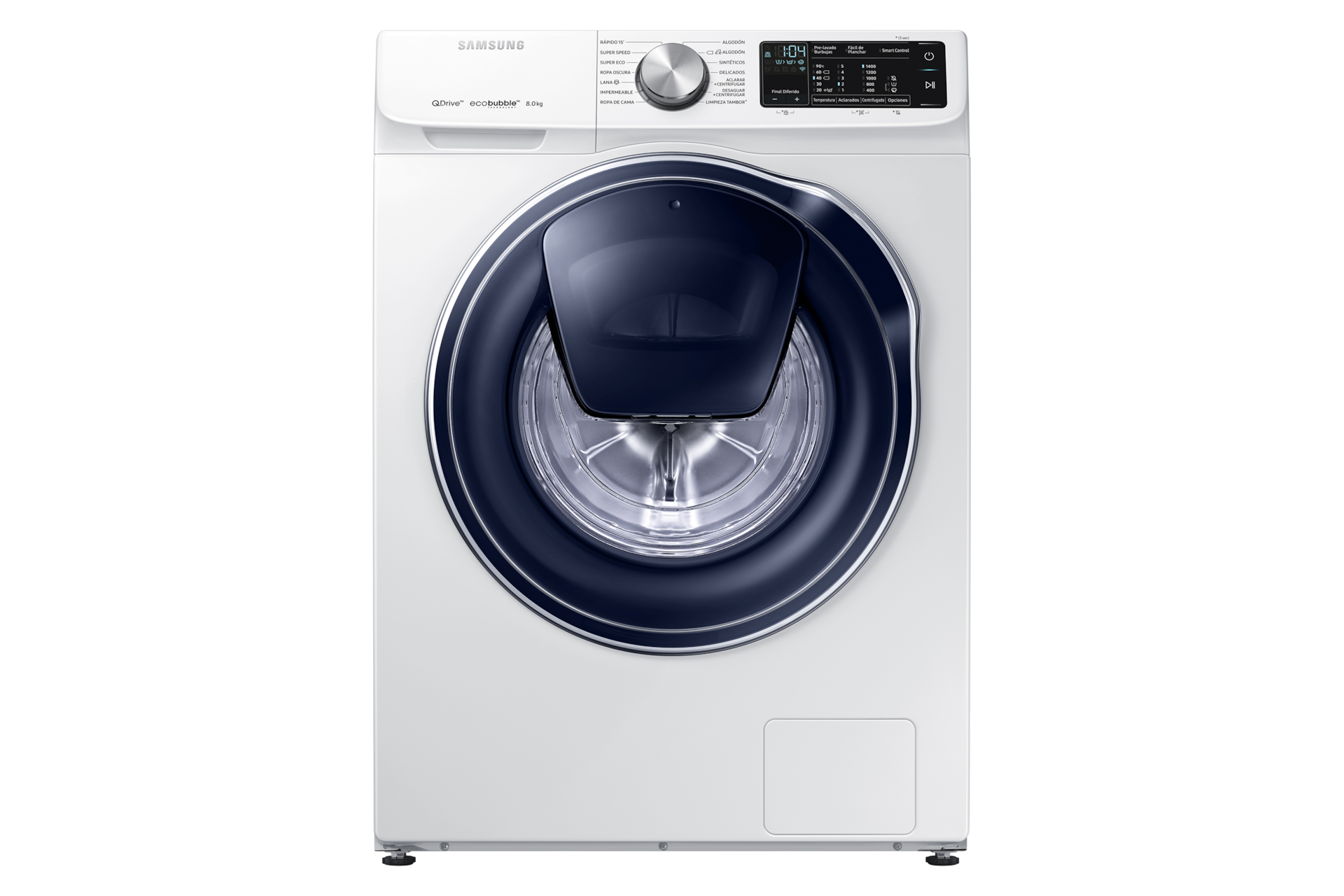 Lavadora Samsung WW80M645OPW QuickDrive 8 Kg con lavado inteligente