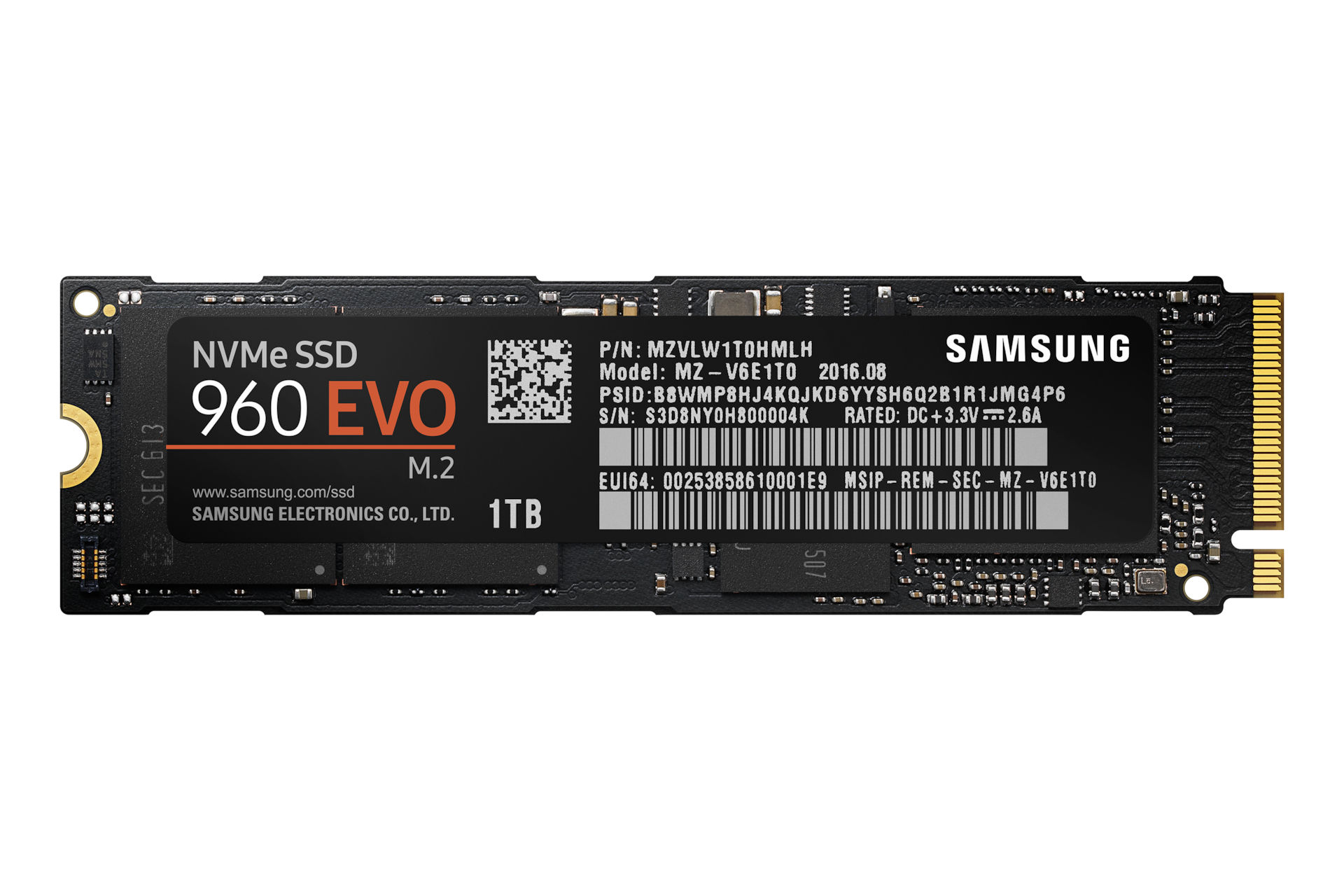 Samsung Ssd 960 Evo Nvme M2 1tb Ultra Rápidocaracterísitcas Y Precio Samsung España 0463