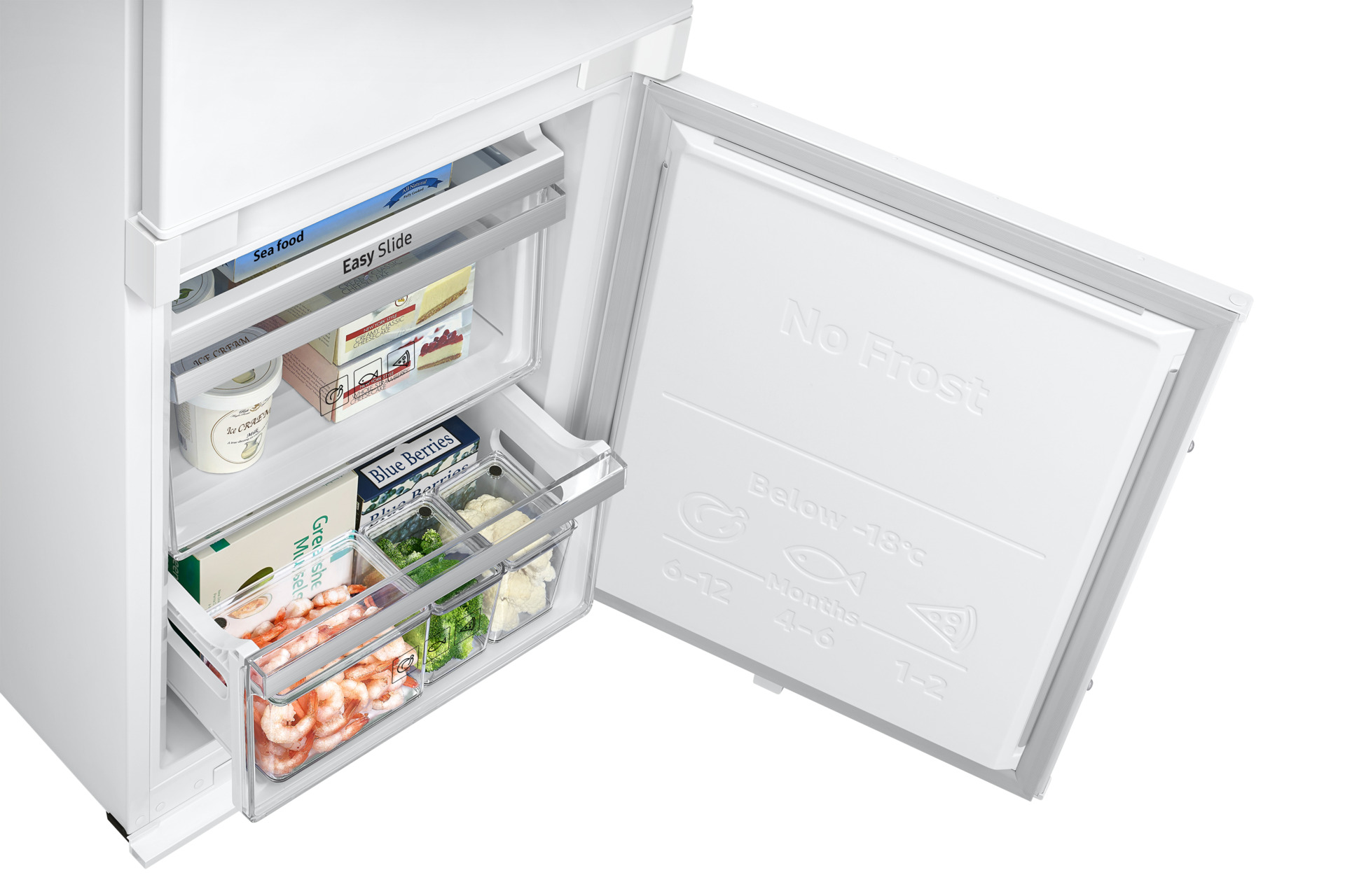  Integroitu Jääkaappipakastin alalokero