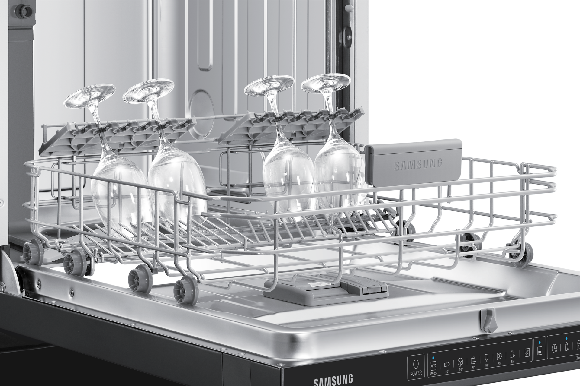 low-rack-glass-holder black