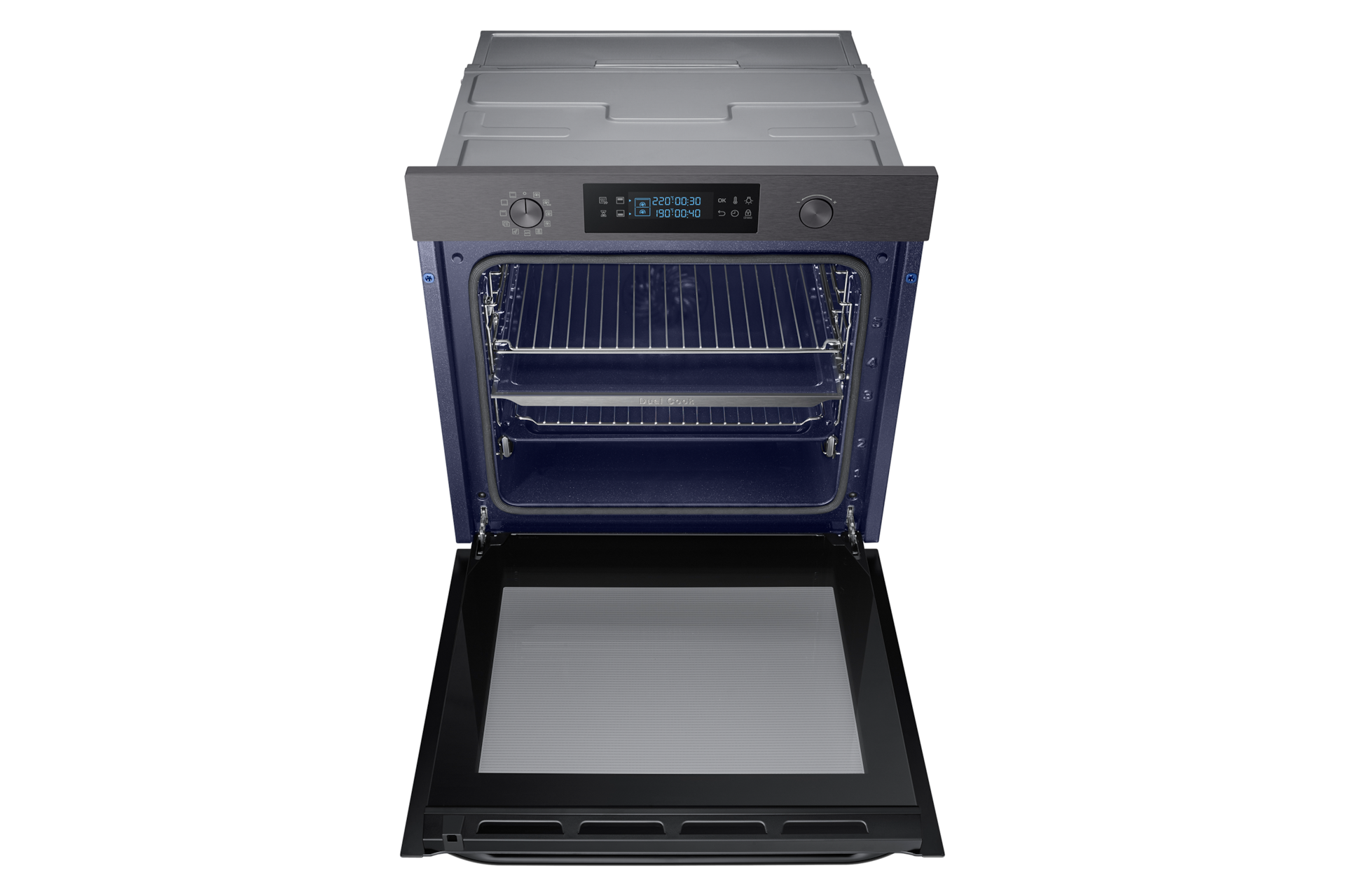 front-over-open Black