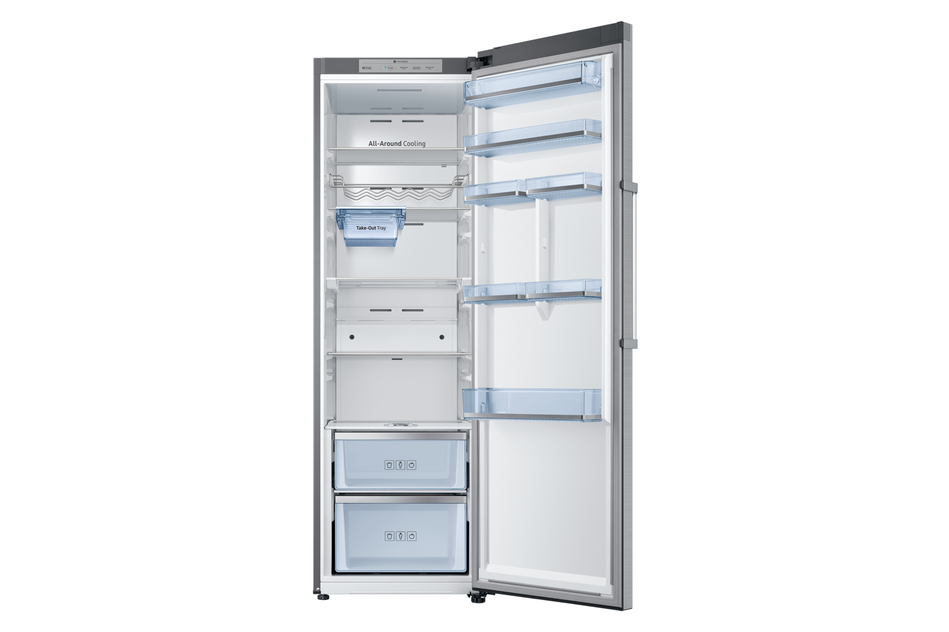 front-door-open silver