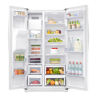 front-open-food white