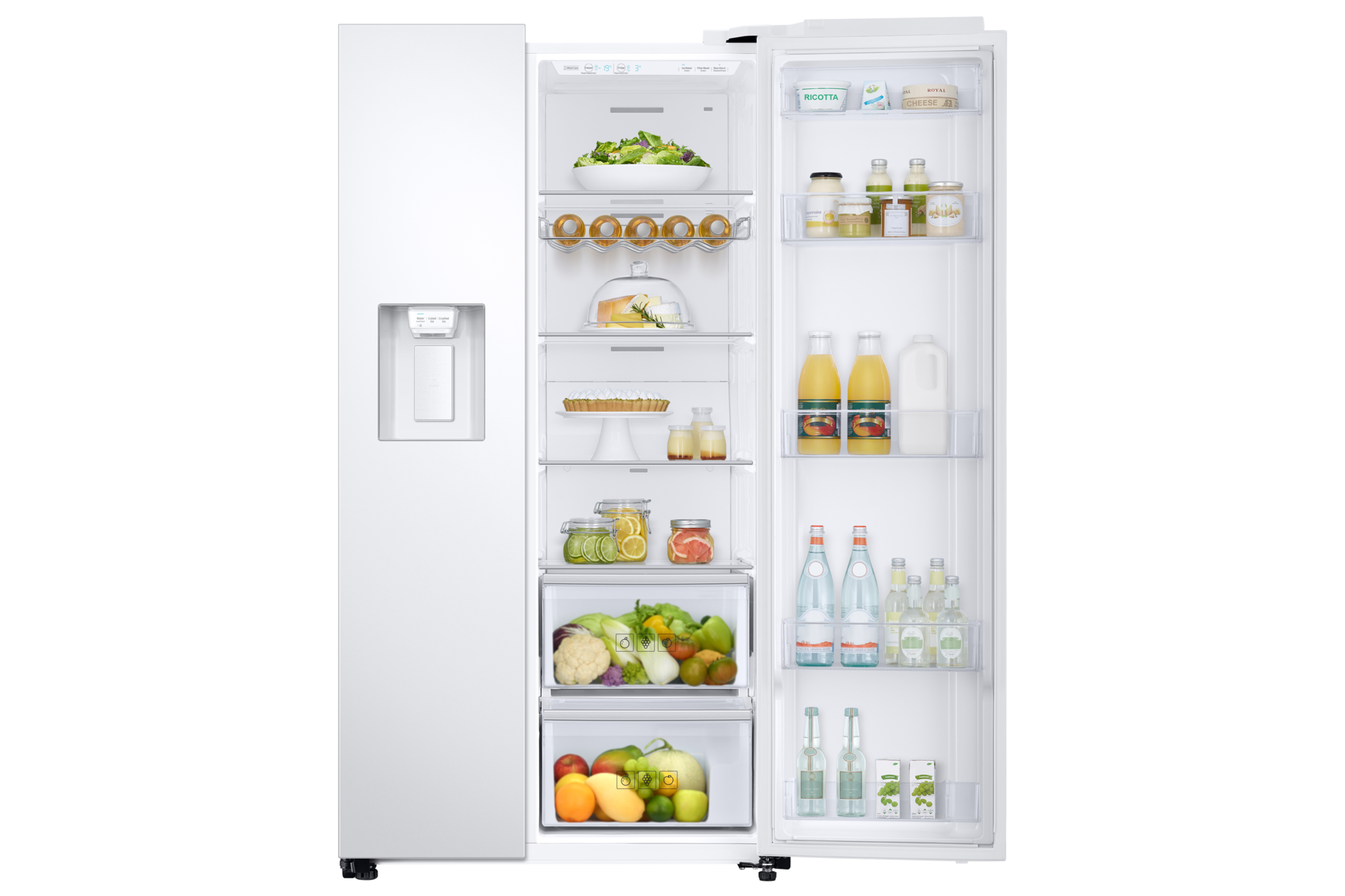 front-right-door-open-with-food white