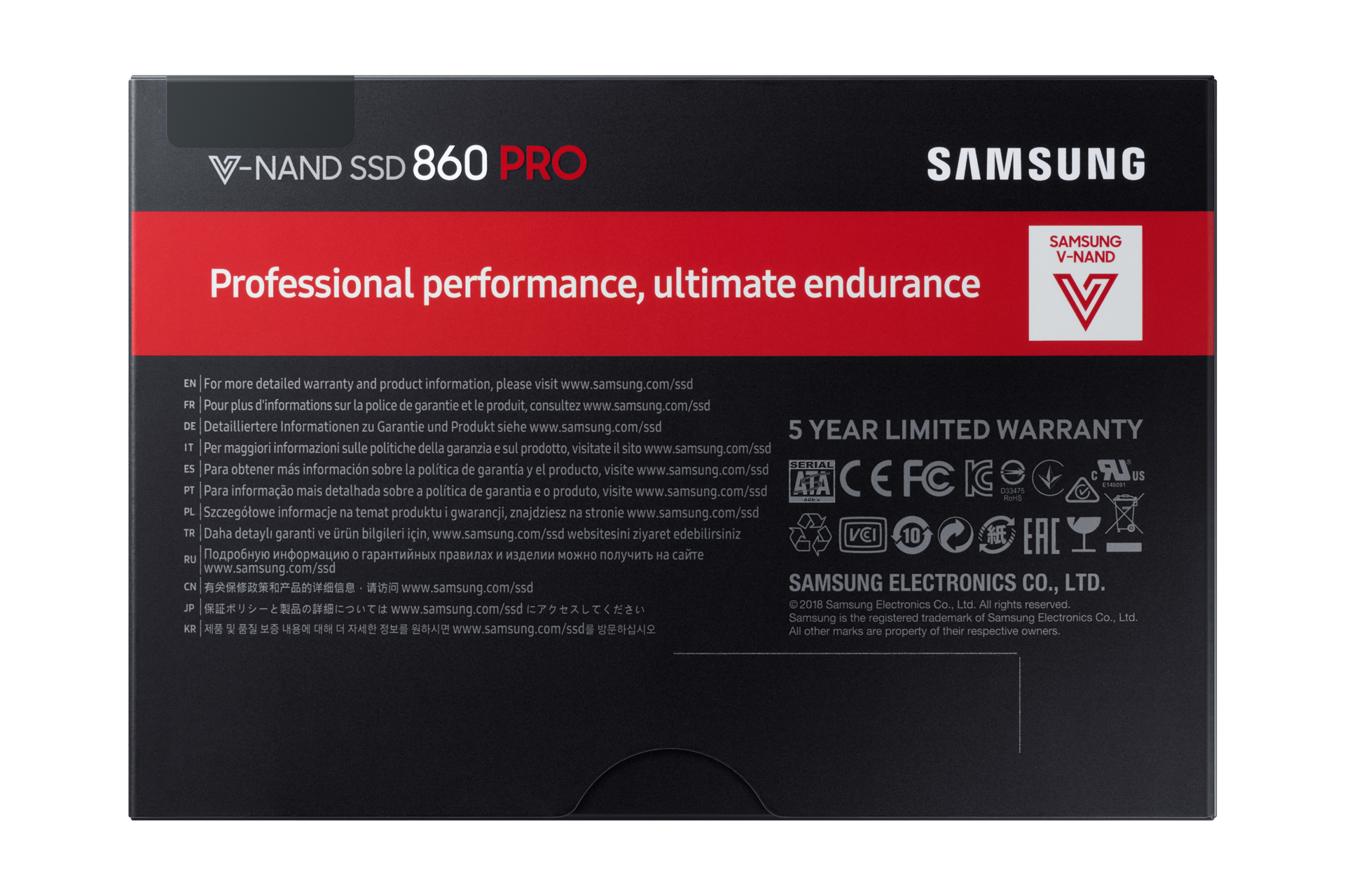 SSD 860 PRO SATA III 2,5 pouces 256 Go - Samsung France