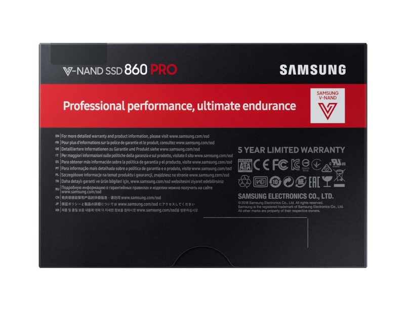 SSD 860 PRO SATA III 2,5 pouces 256 Go - Samsung France