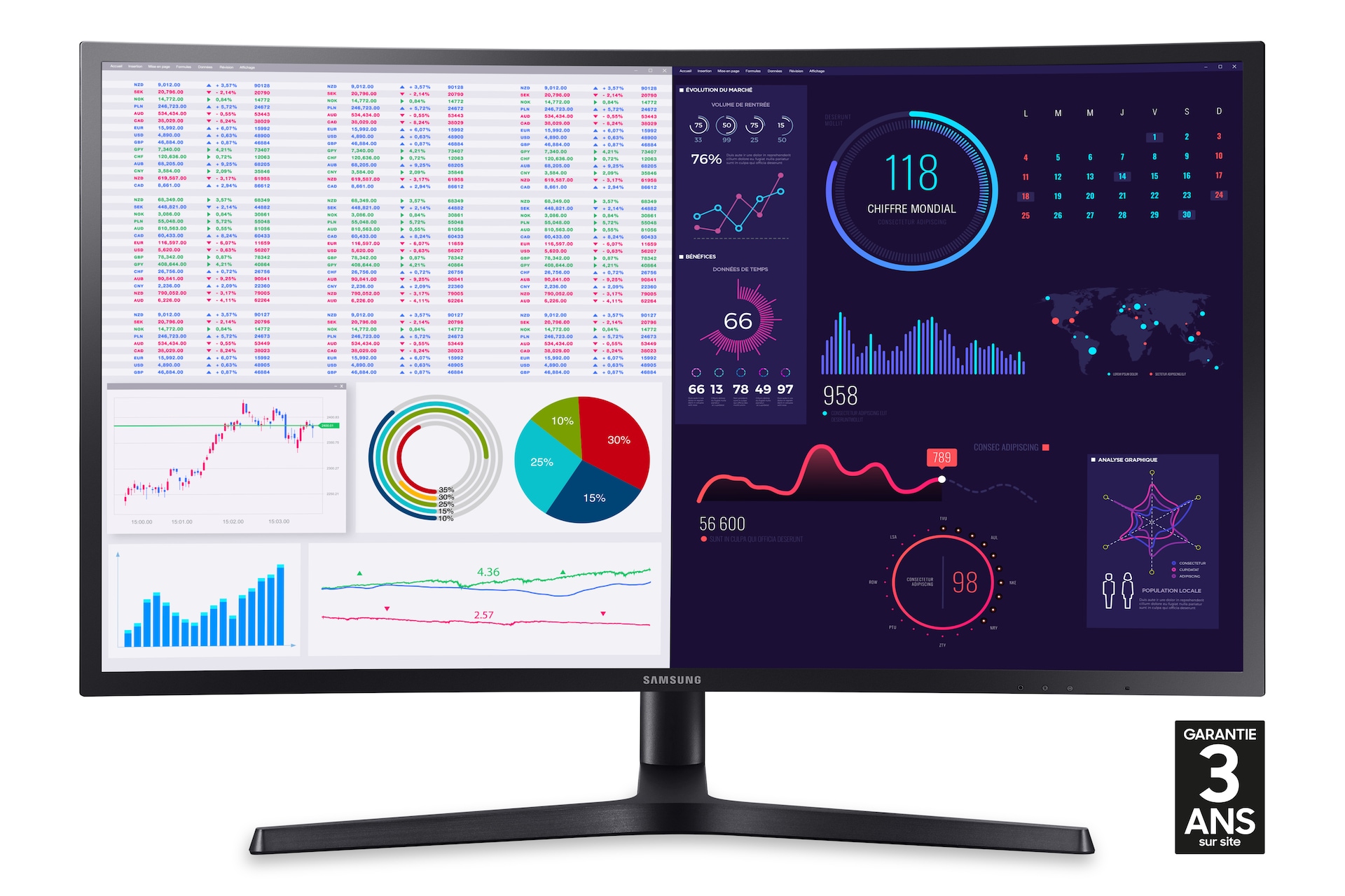 Moniteur 27 - LC27HG70QQUXEN, Black