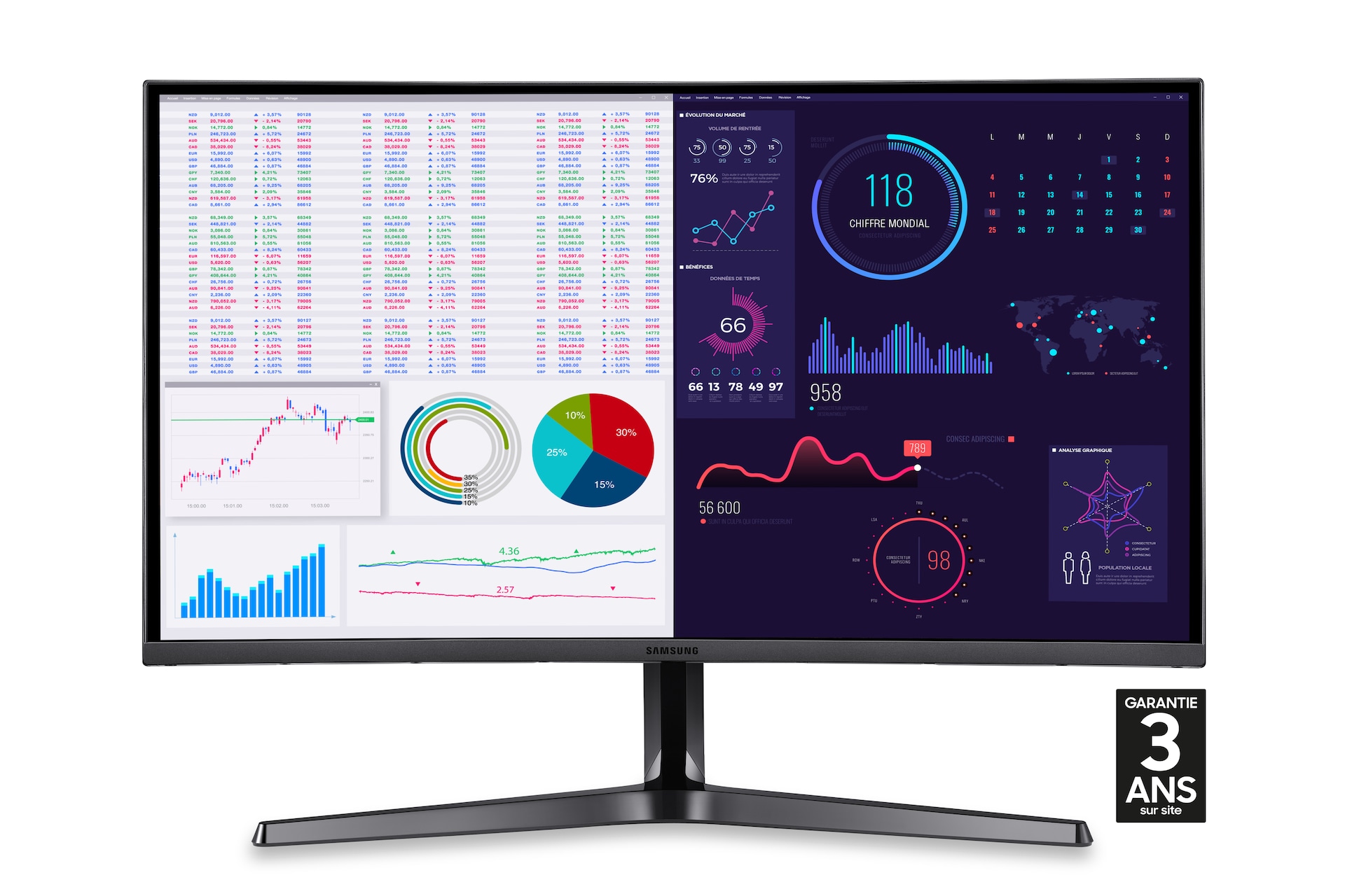 Samsung C27JG50QQU - CJG5 Series - écran LED - incurvé - 27 (26.9