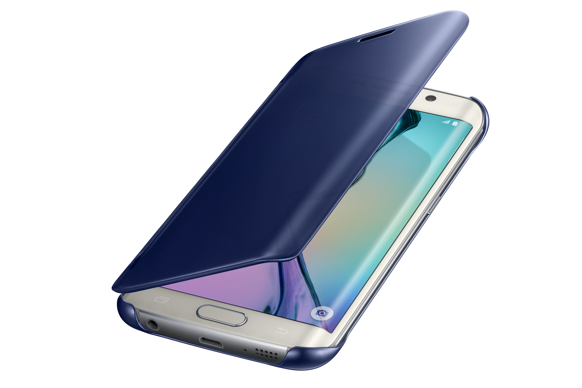 Clear View Cover Noir  Galaxy S6 edge, Black  Samsung France