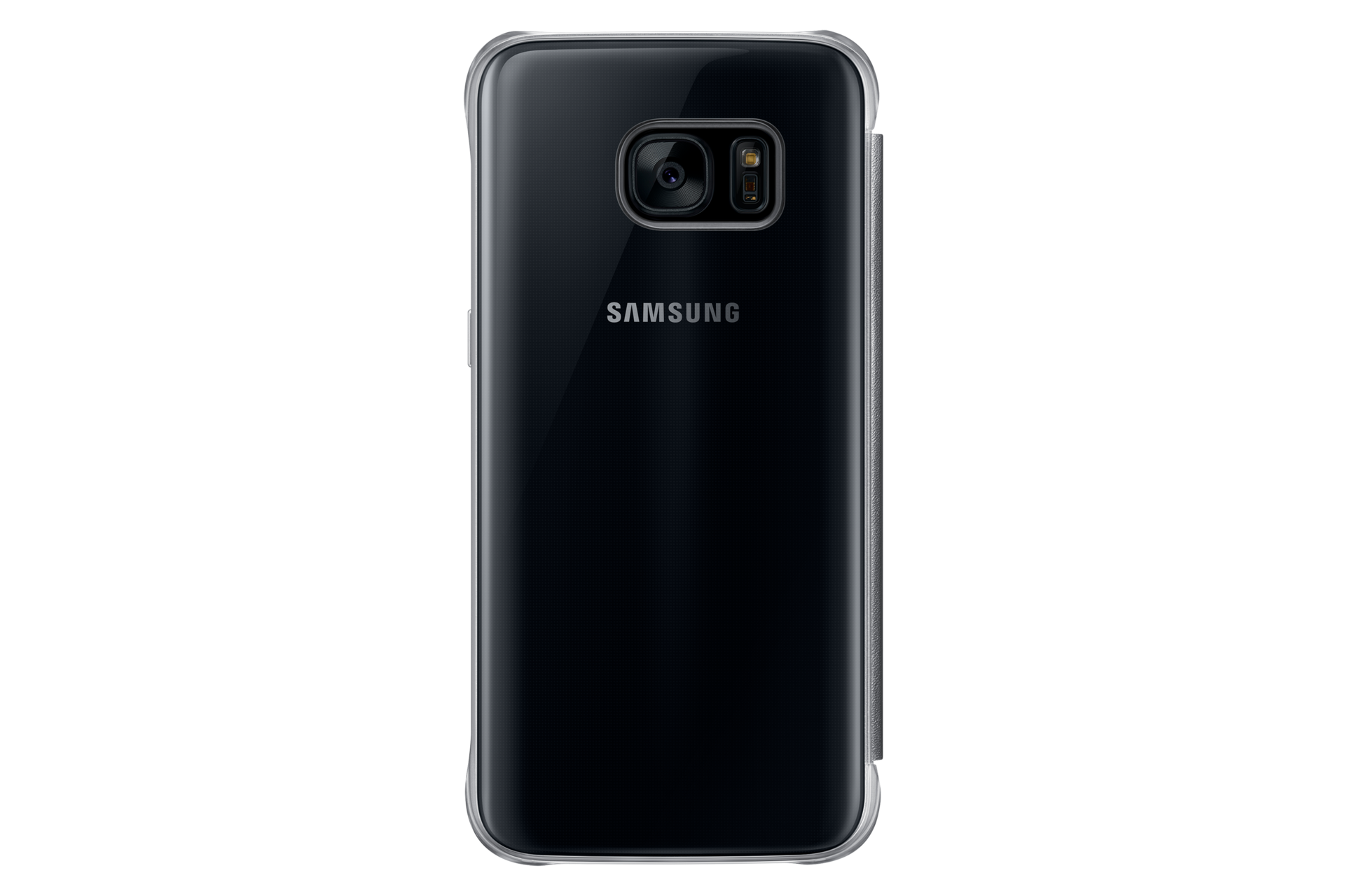 Etui Clear View Noir pour Galaxy S7, Black  Samsung France
