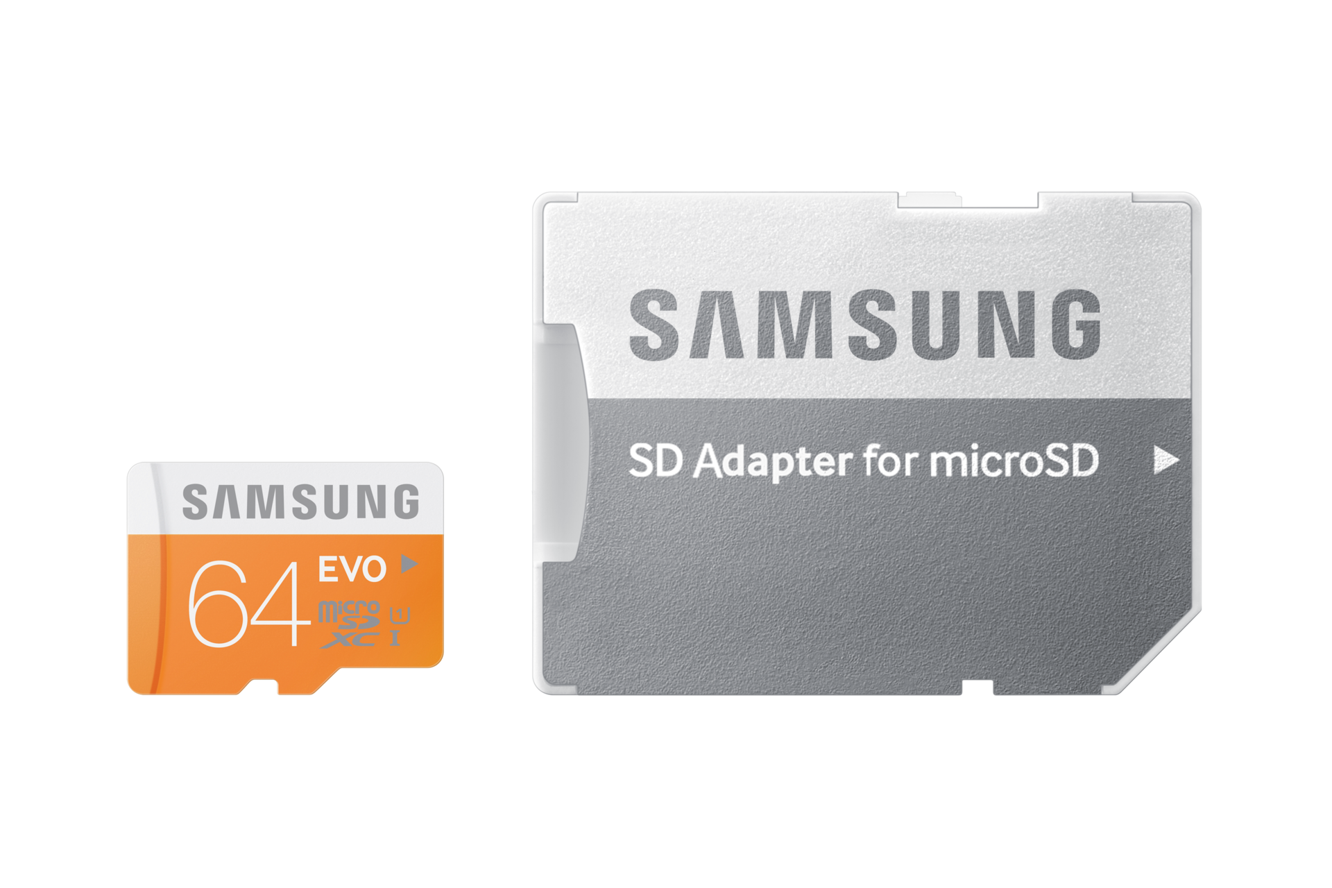 Carte mémoire micro SD Samsung Carte Micro SD 64 go EVO PLUS - Carte Micro  SD + Adaptateur SD