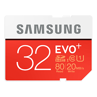 Carte Micro SD EVO+ SGH 32 Go - Orange pro