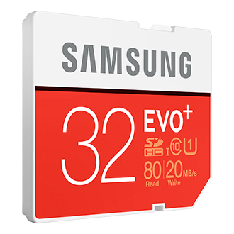 Carte mémoire micro SD Samsung MSD EVO PLUS 32 GO + ADAP - MB-MC32GAEU