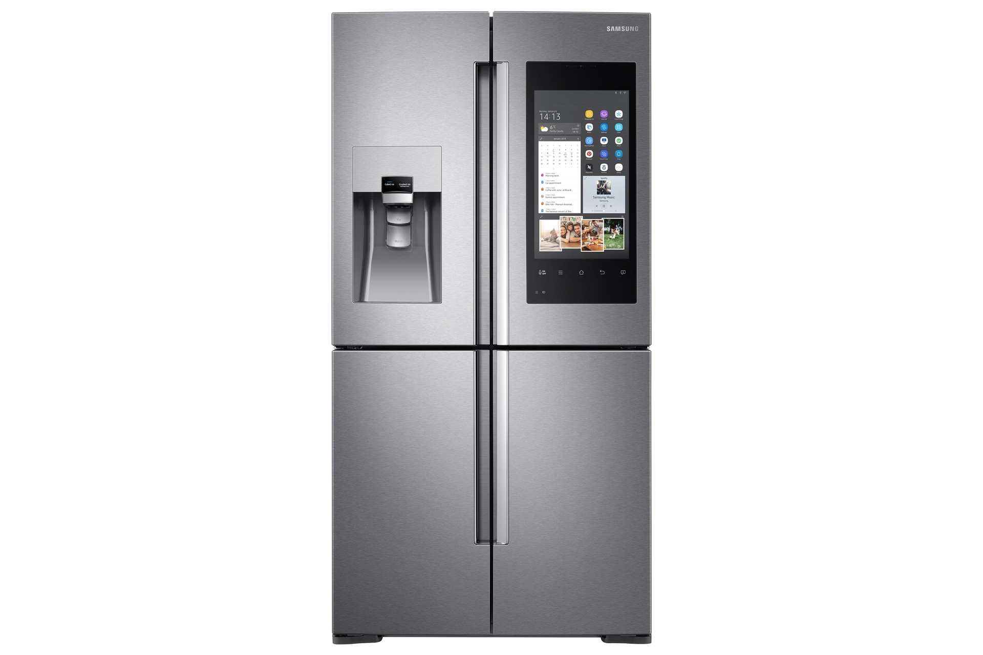 Samsung Réfrigérateur Family Hub 40 Multi Portes 550 L Rf56m9540sr Réfrigérateur Achat Prix Avis Samsung Fr