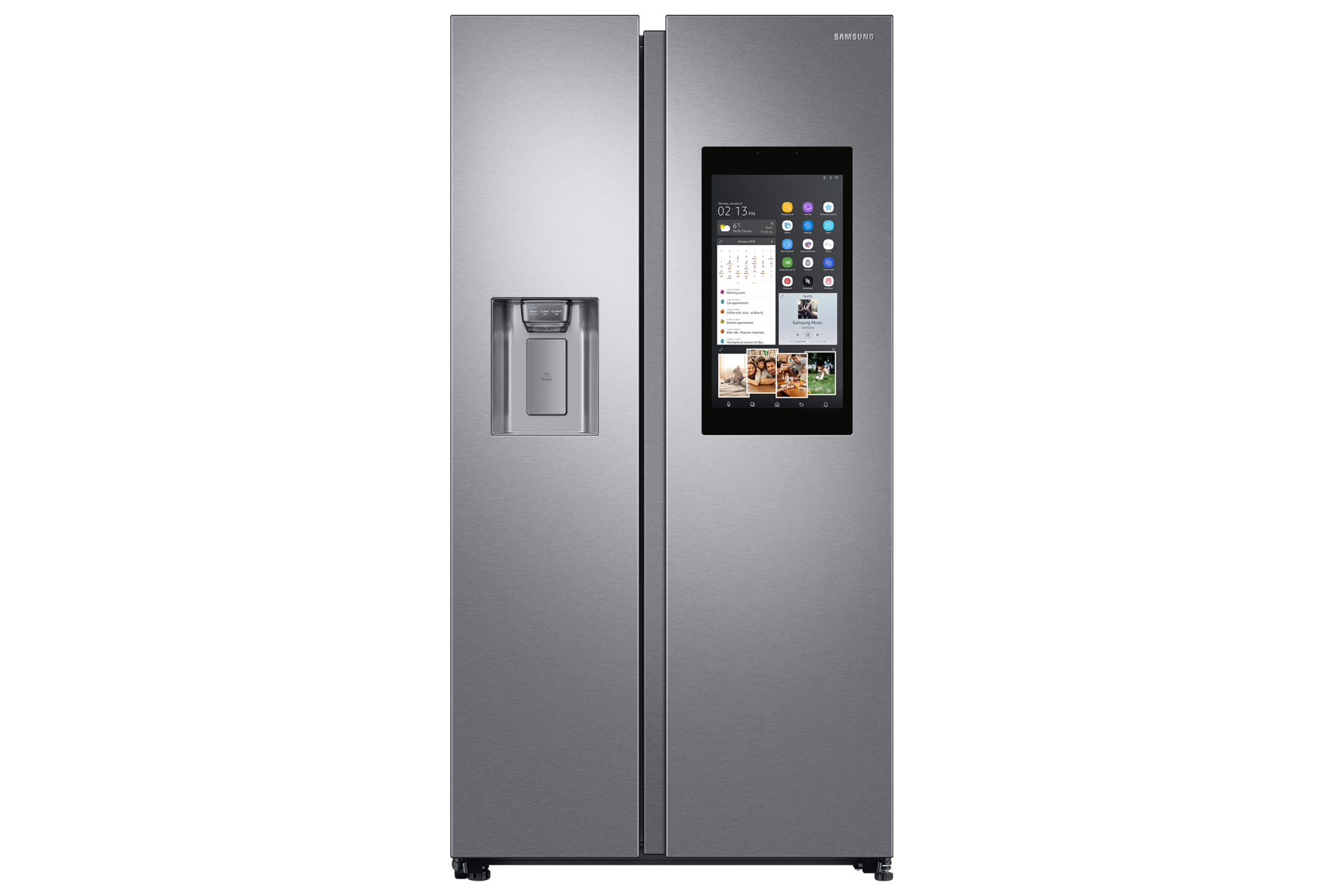 CES 2016 : le frigo connecté de Samsung avec écran XXL se dévoile