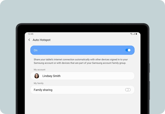 Partage de connexion automatique 