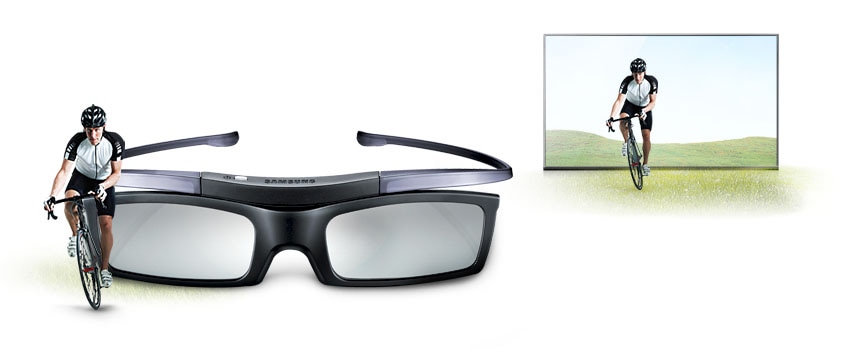 Lunettes 3D avec pile Black Samsung France