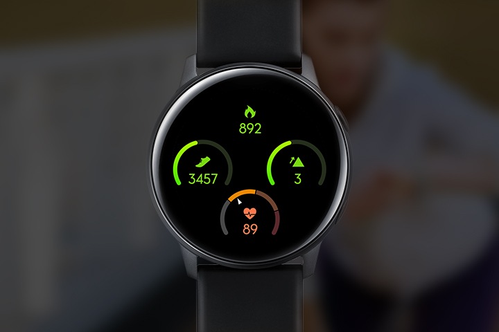 Samsung - Galaxy Watch Active - 40 mm - Gris Etain - Montre connectée - Rue  du Commerce