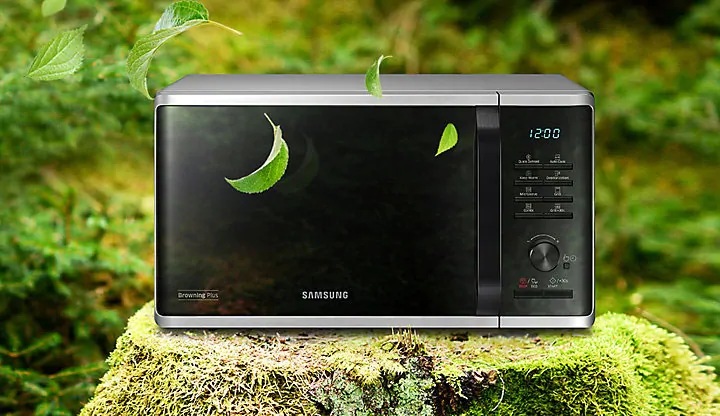 Samsung MC28M6035KS/EN micro-onde Sur toute la gamme Micro-onde combiné 28 L  900 W Noir, Argent