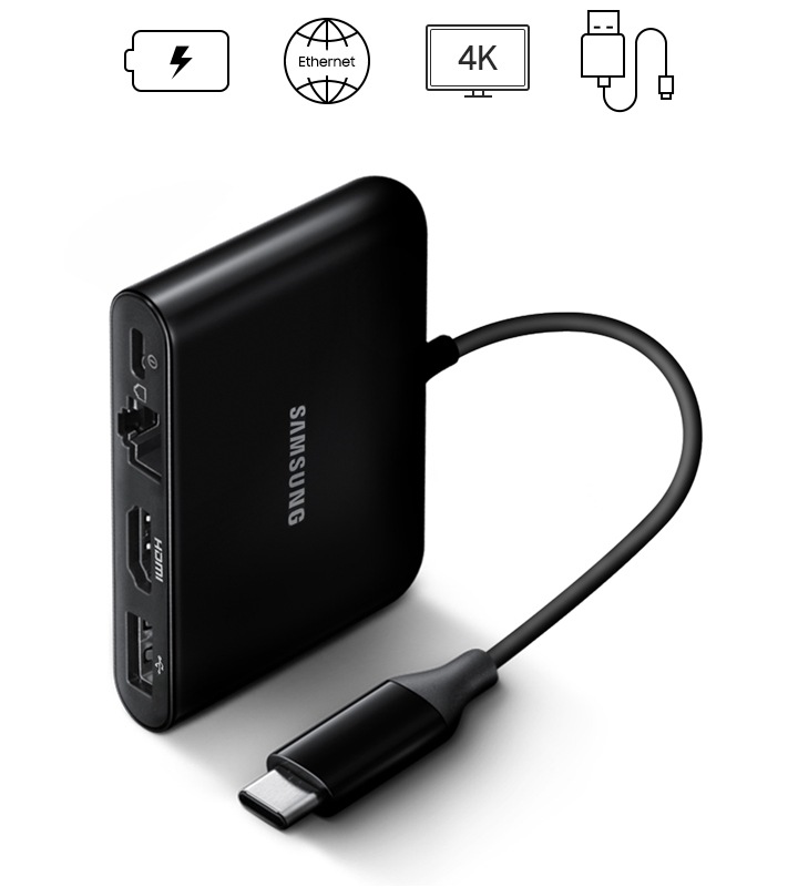 Adaptateur Multiport, Noir Samsung France