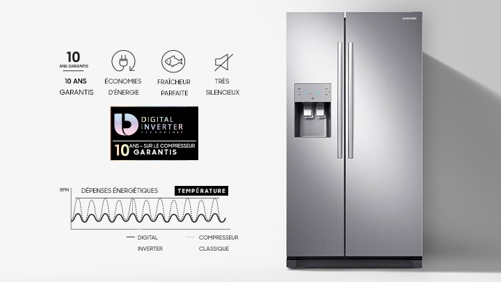 Refrigerateur americain Samsung RS68CG882DB1