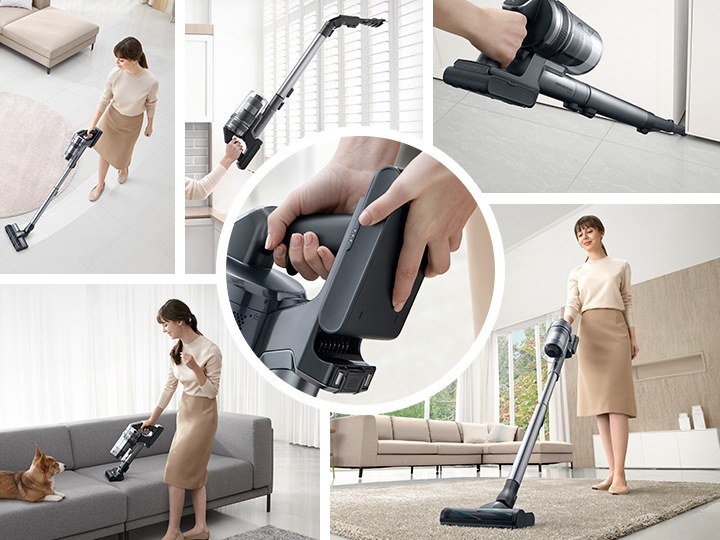 Aspirateur balai Samsung Jet 75 complete+ VS20T7536PA/EF