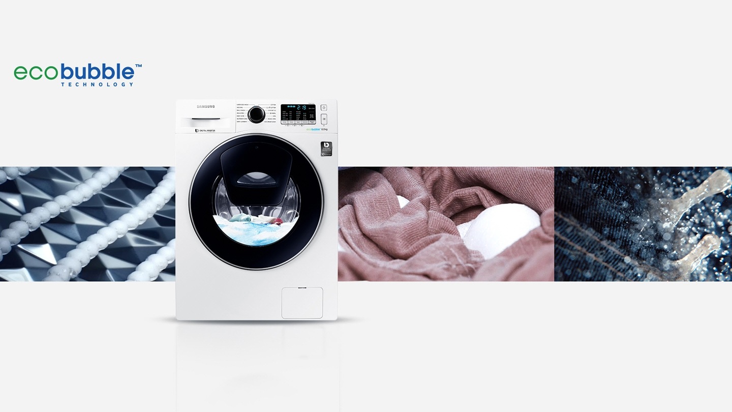 Technologie Eco Bubble TM: Libérez-vous des températures de lavage!